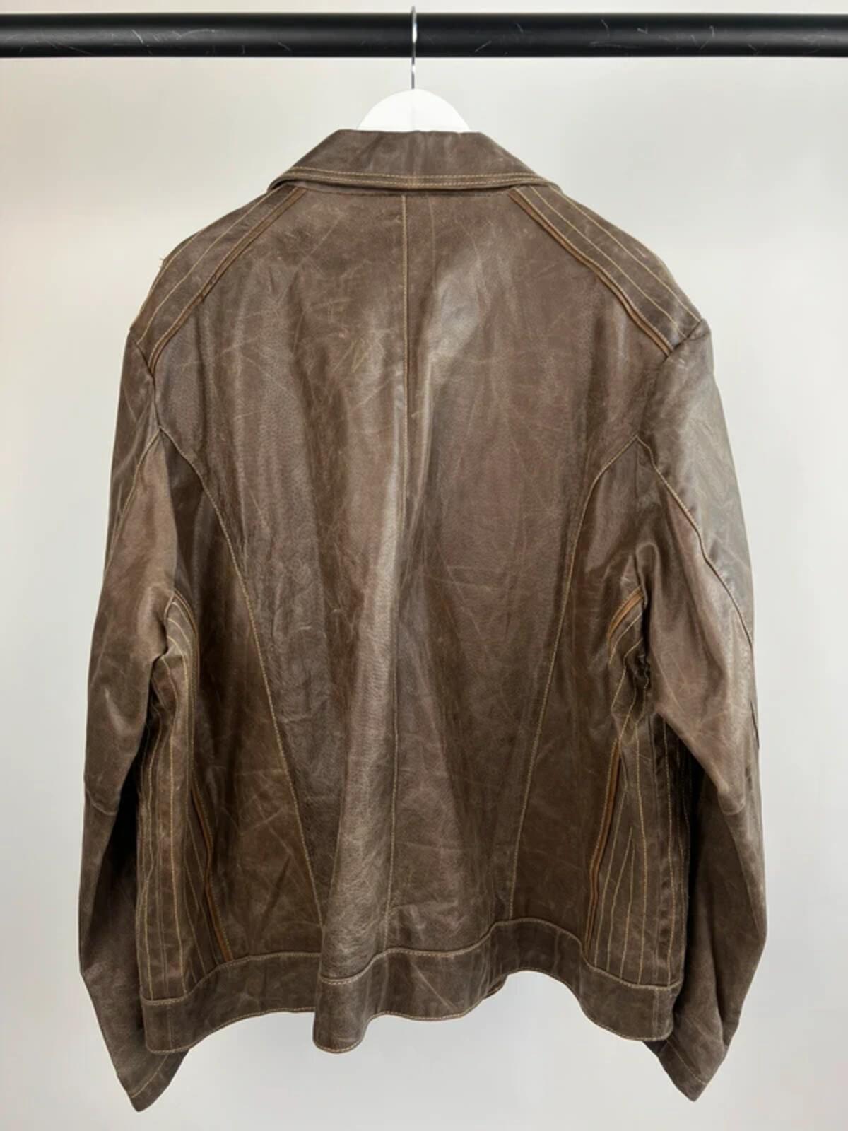 Vintage 90s Mustang Leather Biker Jacket