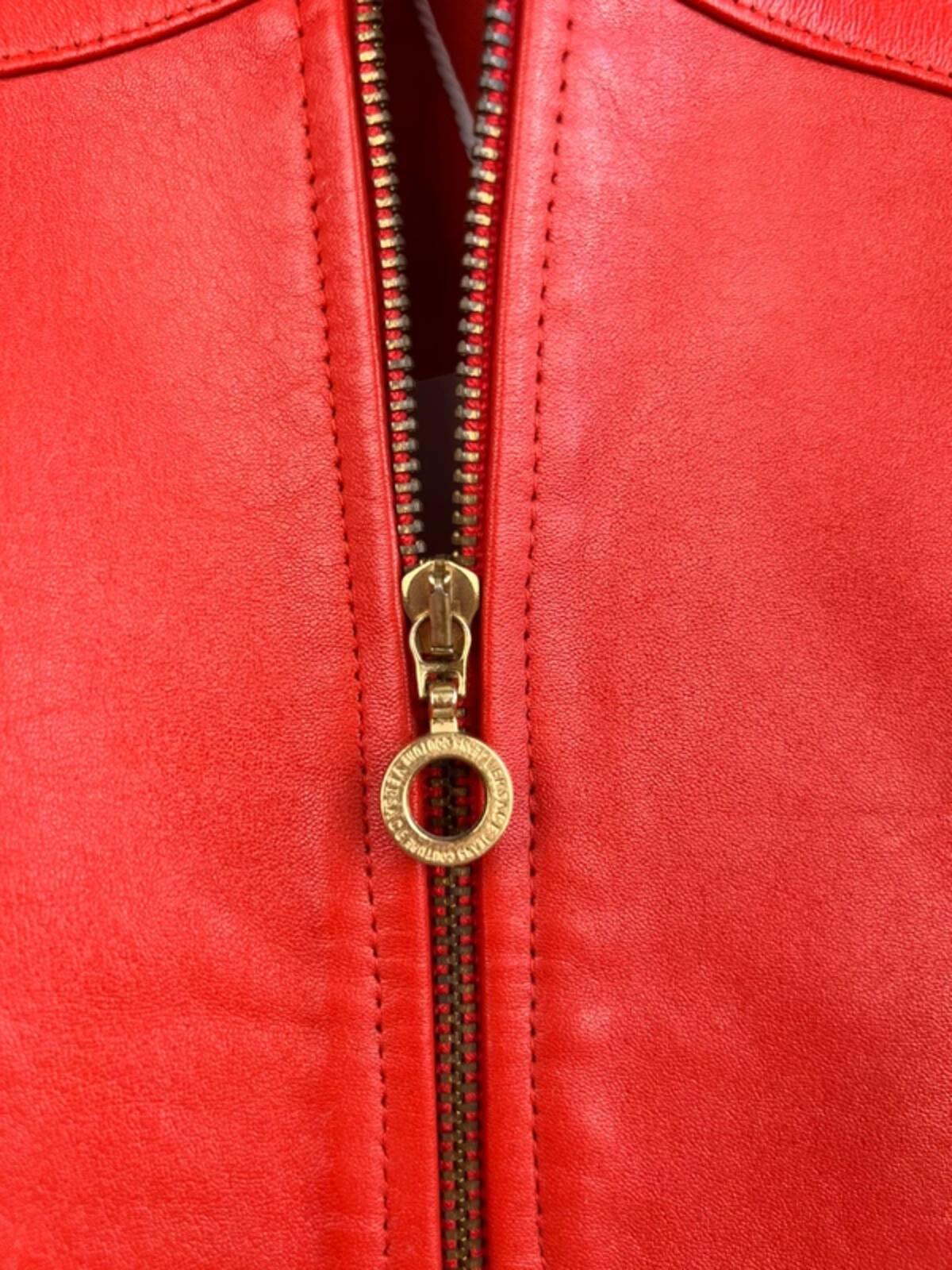 Vintage 90s Versace Leather Jacket