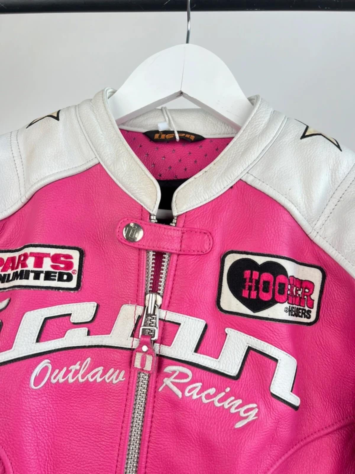 Vintage 90s Icon Leather Motorbike Jacket
