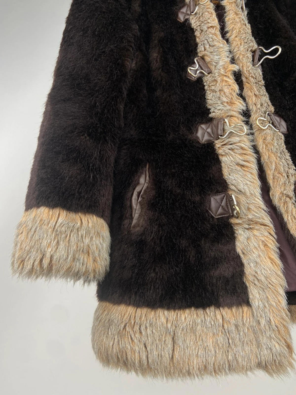 Vintage 70s Faux Fur Coat