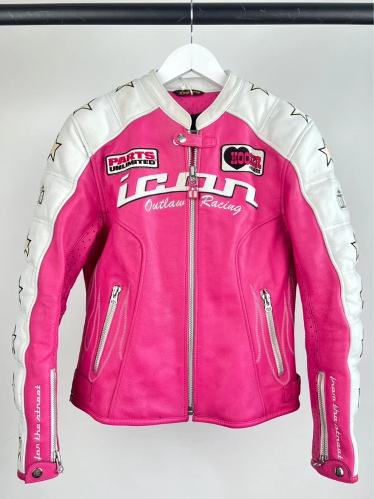 Vintage 90s Icon Leather Motorbike Jacket