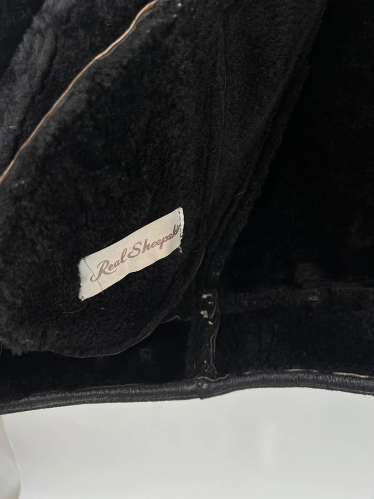 Vintage 80s Aviator Flying Leather Jacket