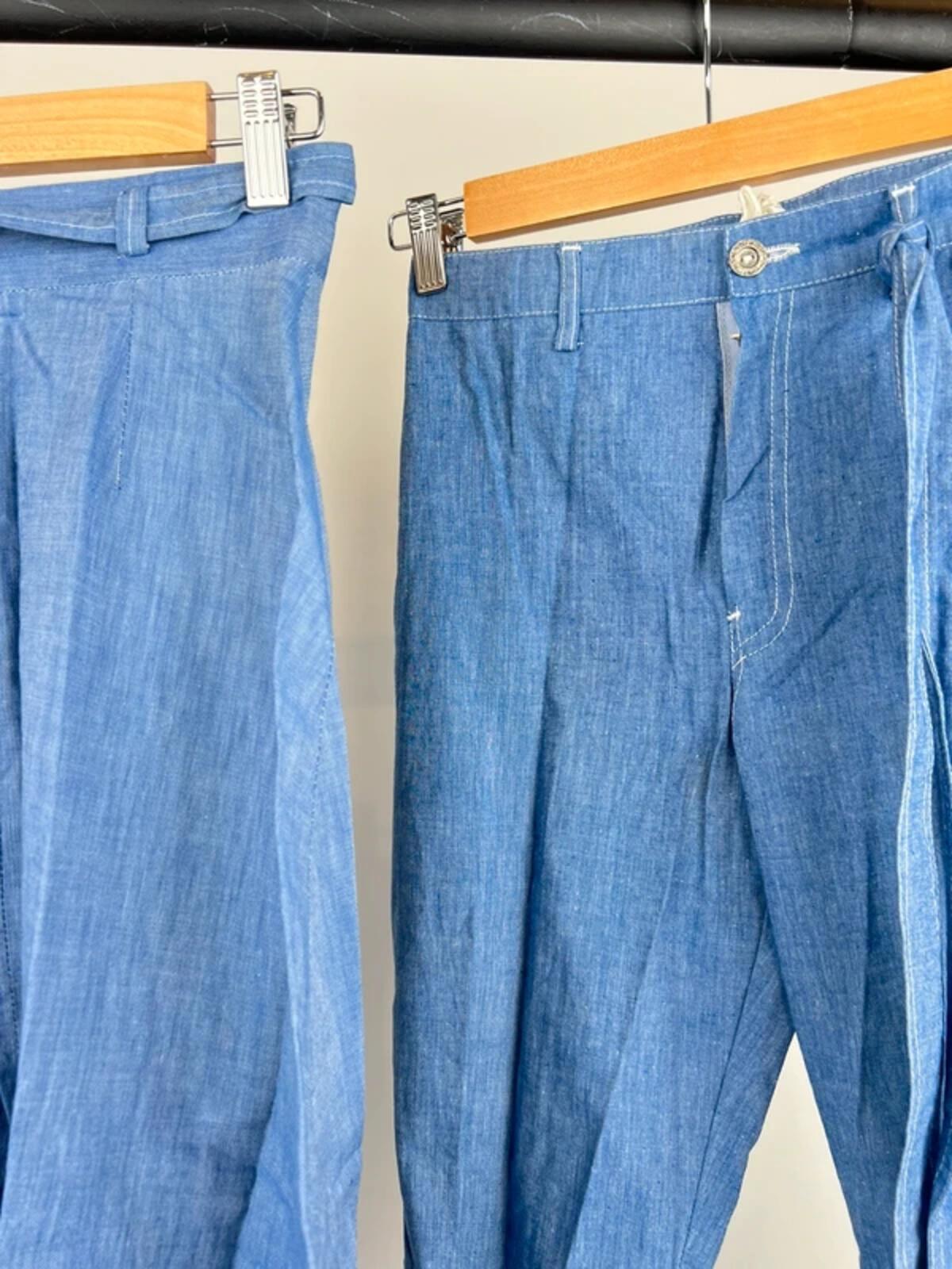 Vintage 70s Highlight Denim Three Piece Suit