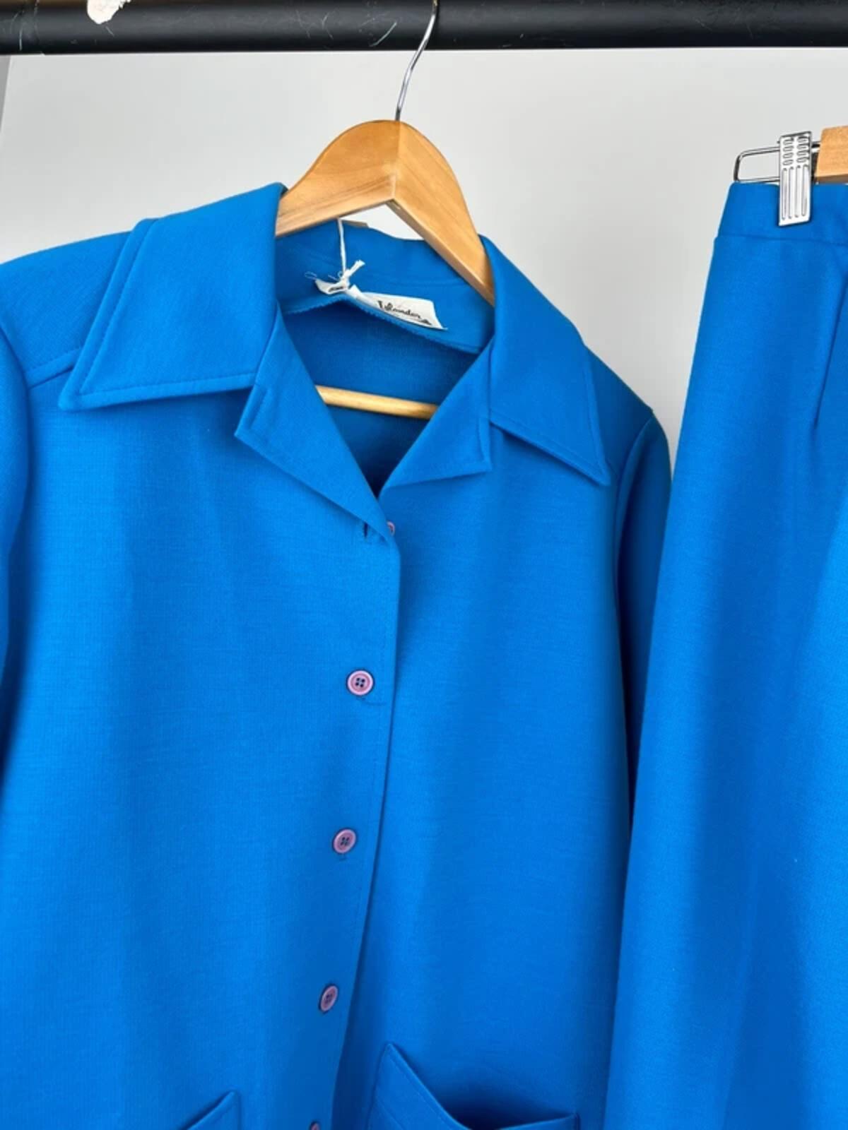 Vintage 70s Fire Islander American Flared Suit