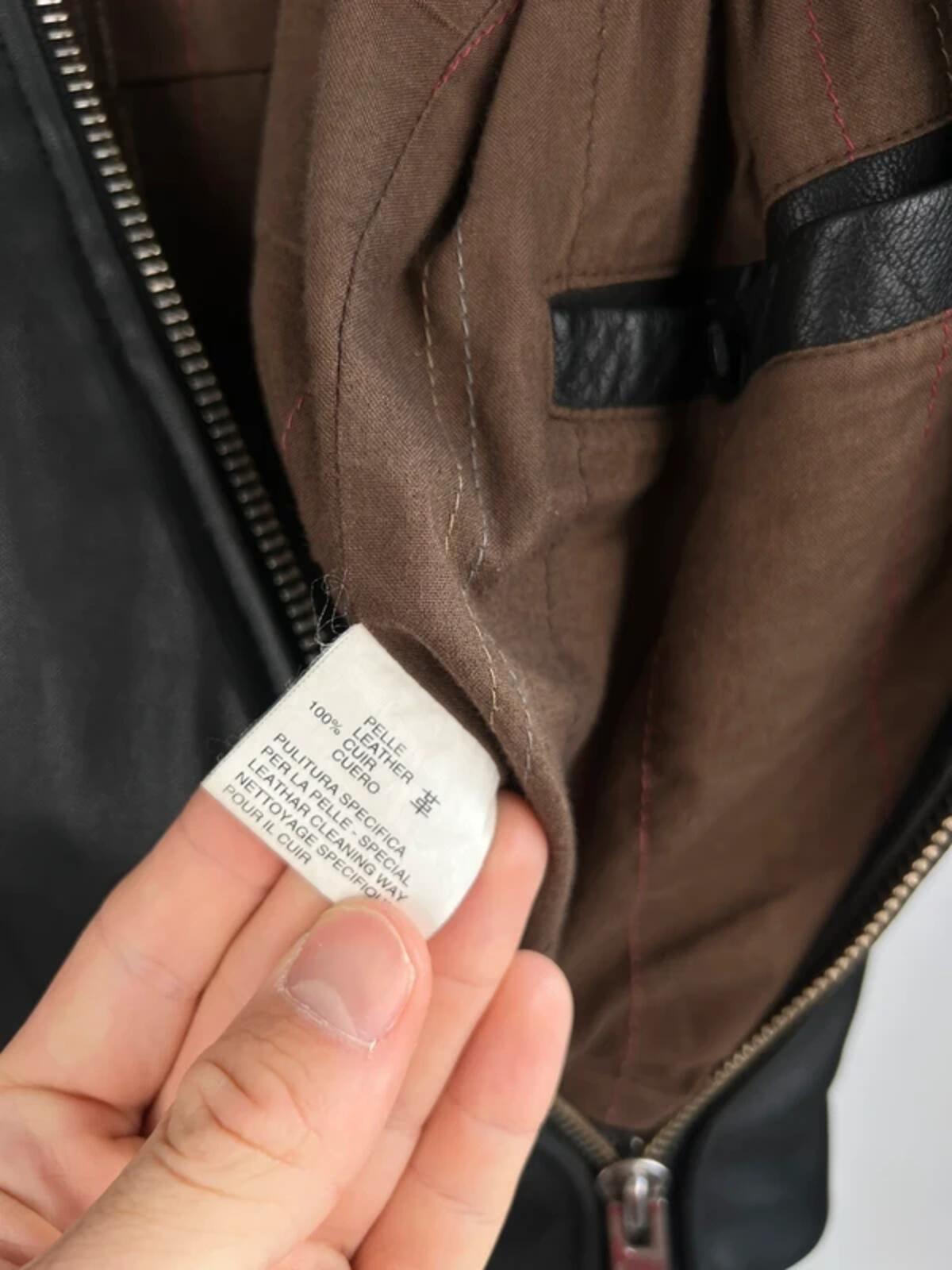 Vintage Diesel Leather Bomber Jacket