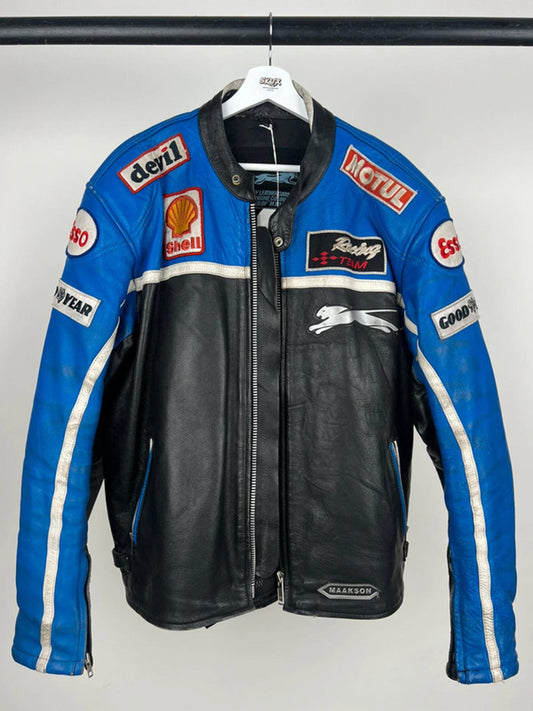 Vintage 90s Hunter Leather Motorbike Jacket