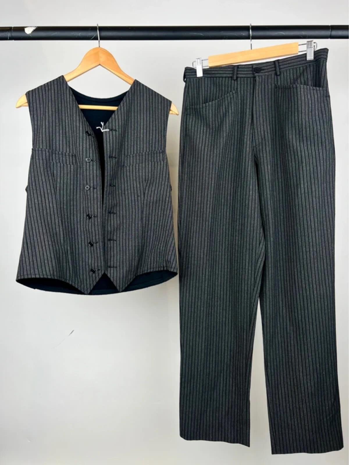 Vintage 90s Striped Tailored Suit