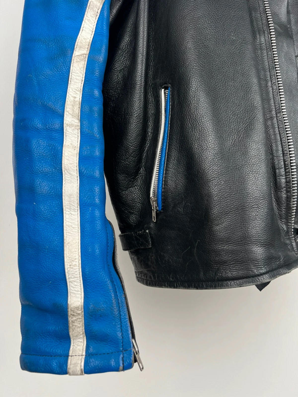 Vintage 90s Hunter Leather Motorbike Jacket