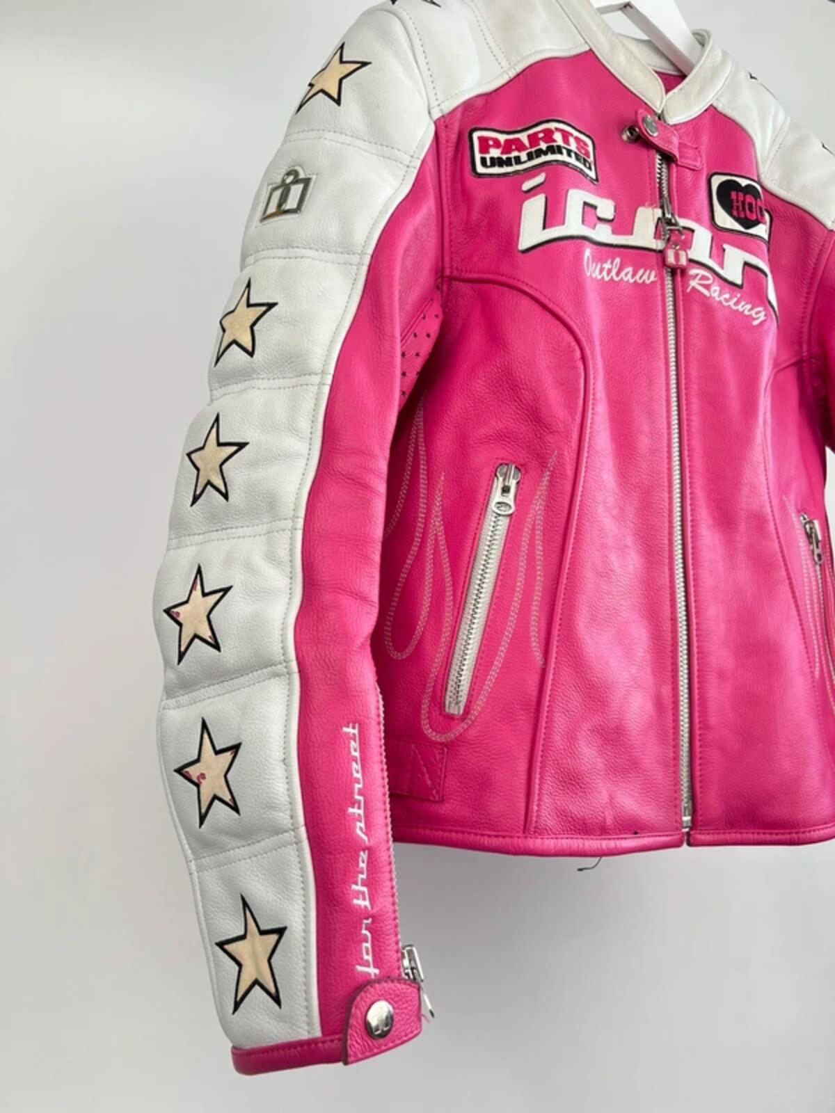 Vintage 90s Icon Leather Motorbike Jacket