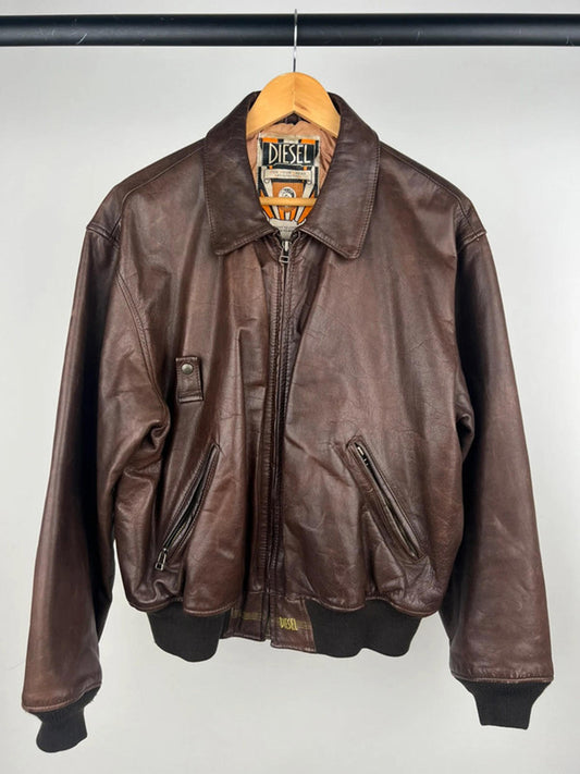 Vintage 80s Diesel Leather Jacket