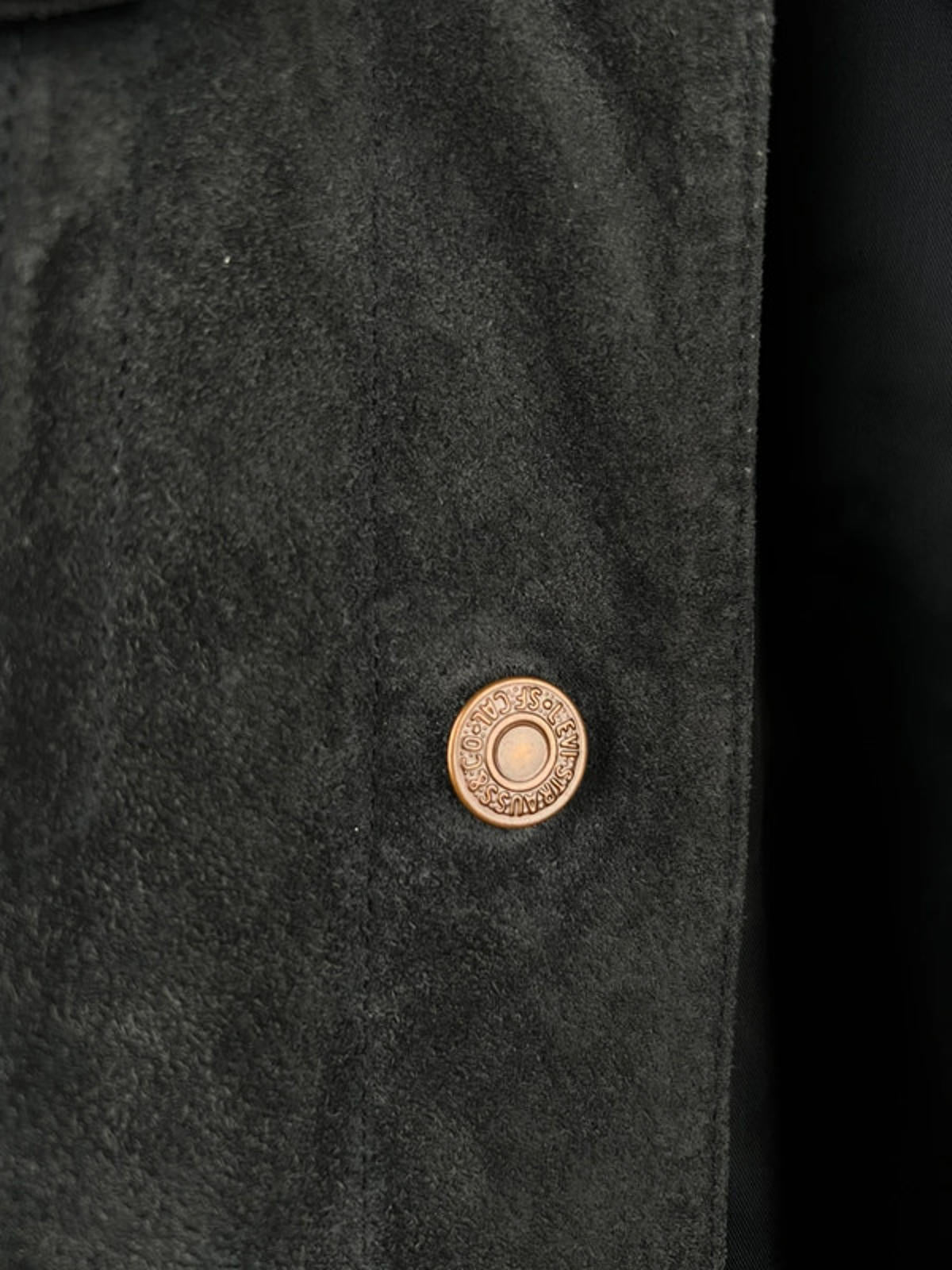 Vintage 90s Levi Suede Trucker Jacket