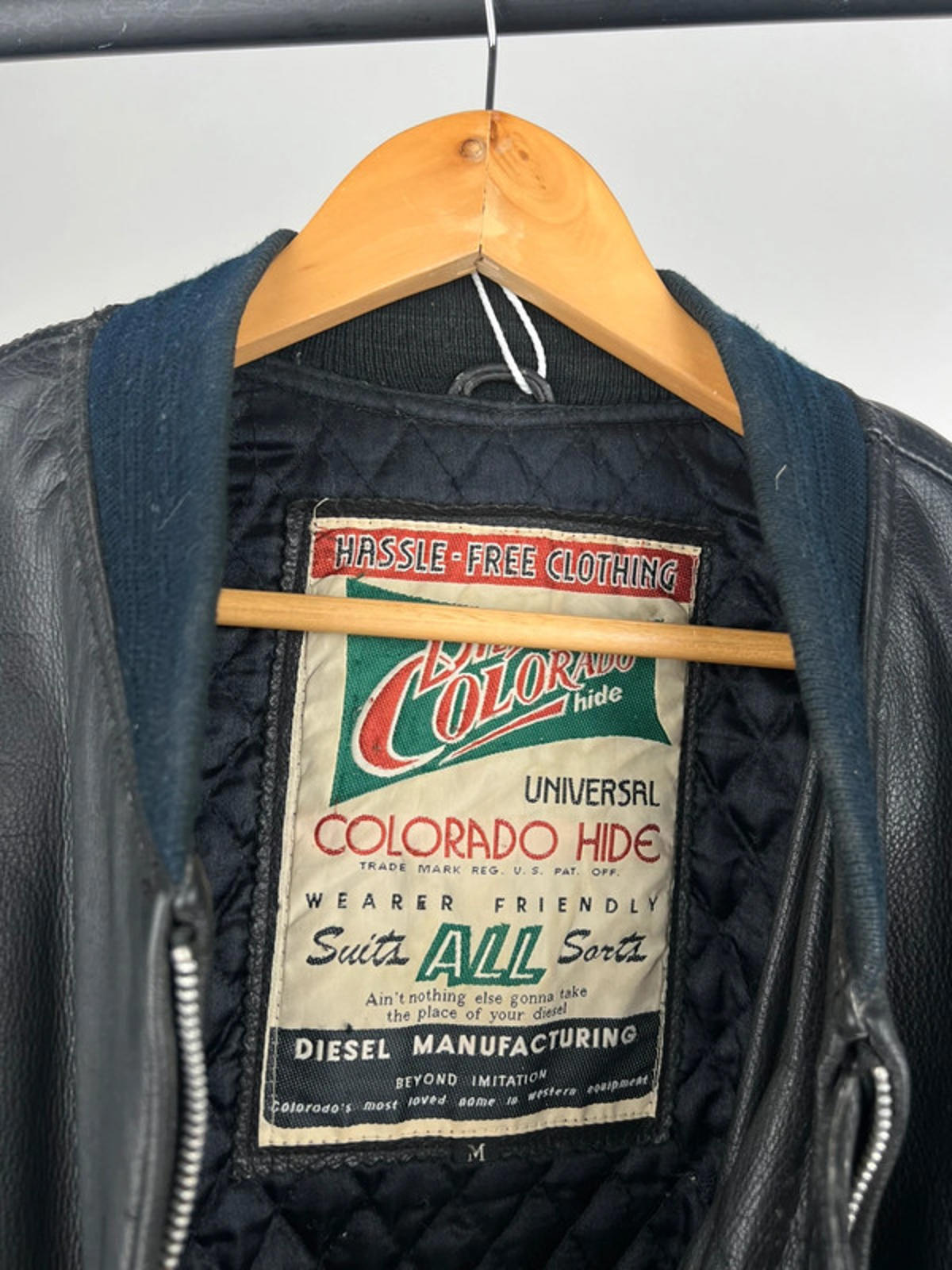 Vintage 90s Diesel Leather Jacket