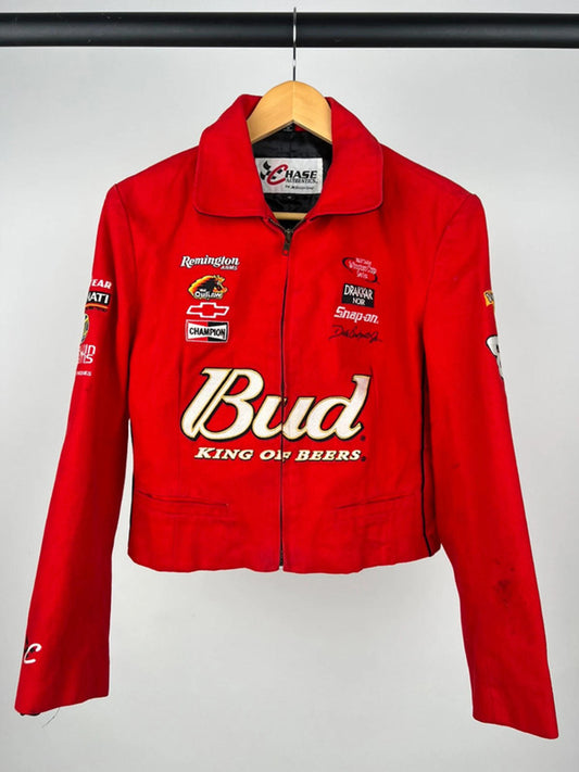 Vintage 90s Budweiser Cropped Jacket