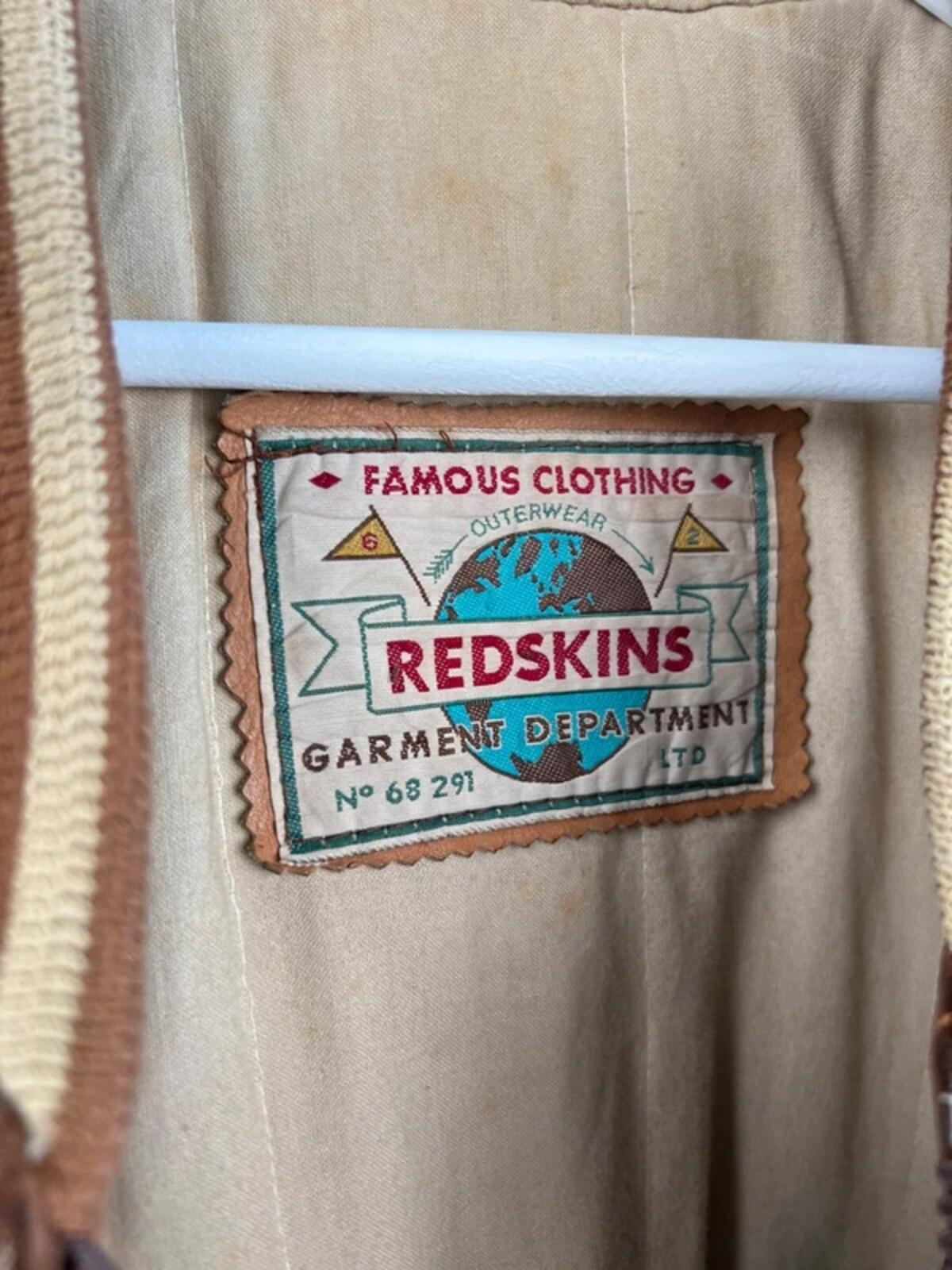 Vintage 90s Redskins Leather & Suede Bomber Jacket
