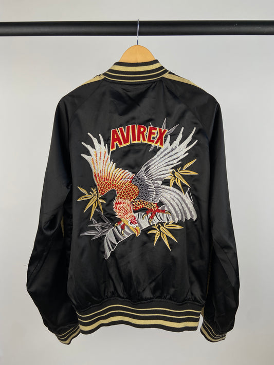 Vintage Avirex 90s Satin Bomber Jacket