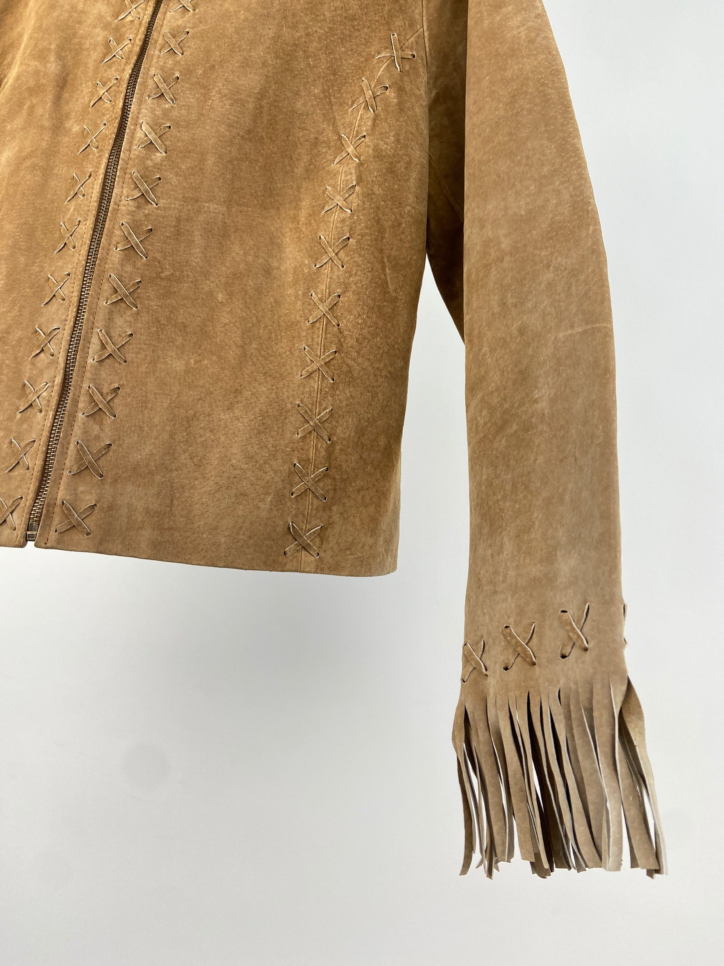 Western 70s Suede Tassel Jacket