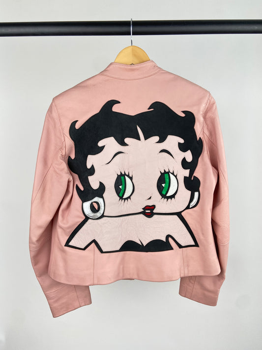 Vintage Betty Boop 90s Leather Jacket