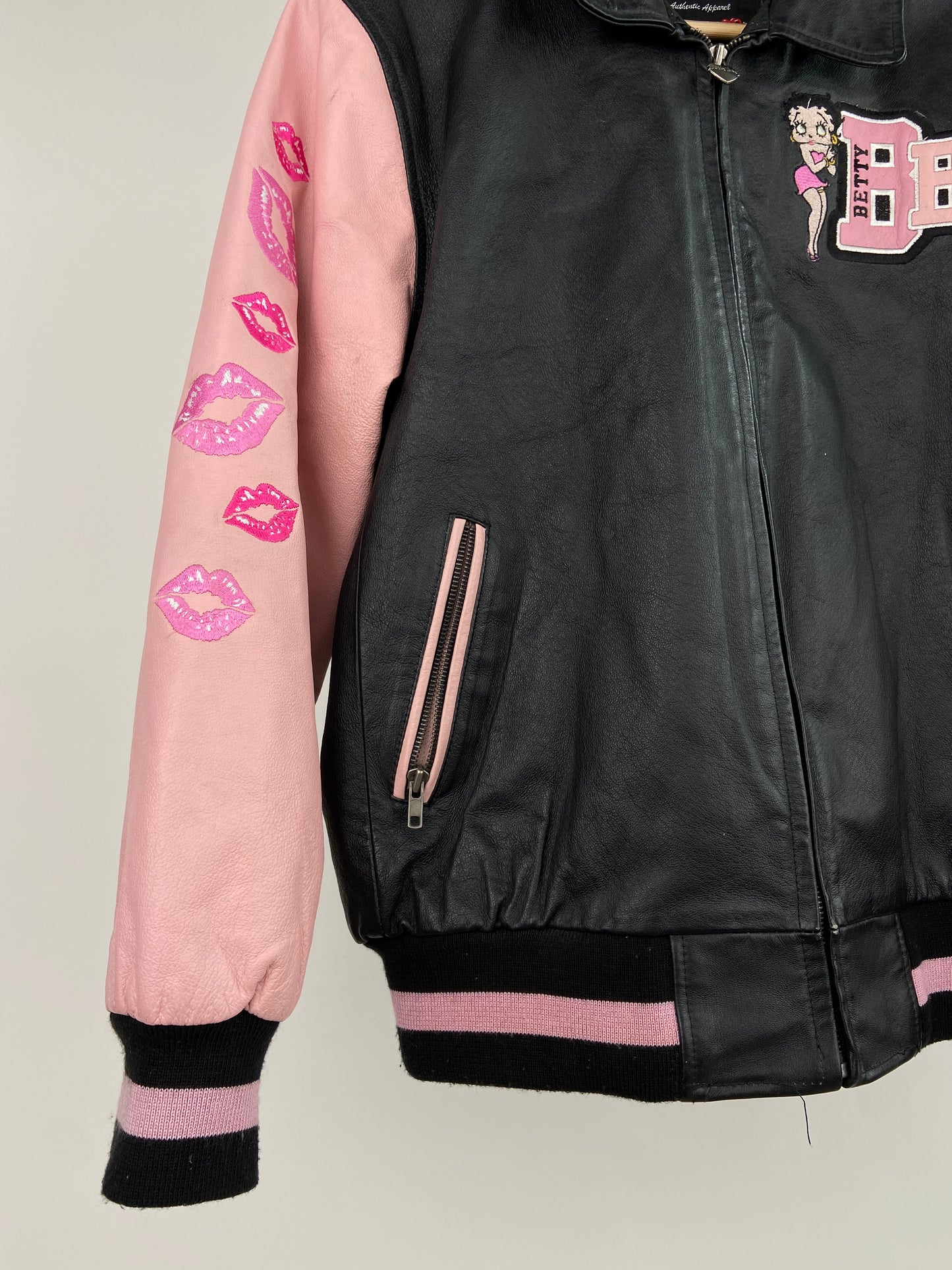 Vintage Betty Boop 90s Leather Jacket