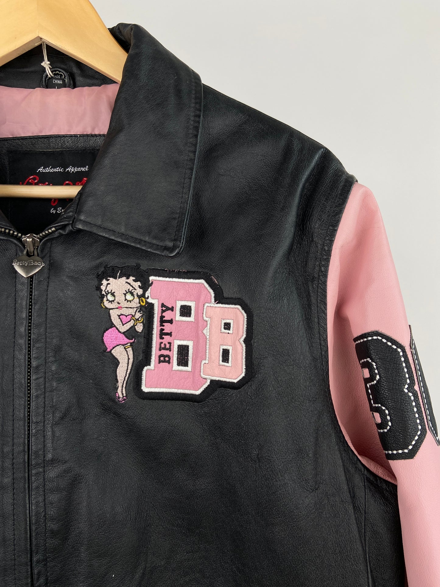 Vintage Betty Boop 90s Leather Jacket