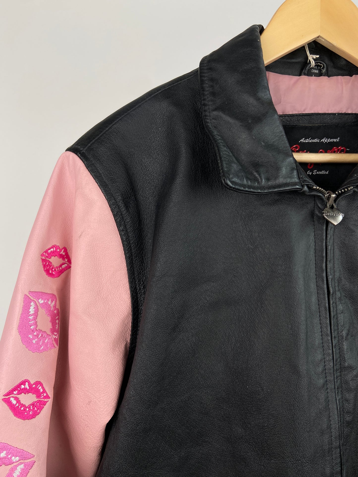 Vintage Betty Boop 90s Leather Jacket