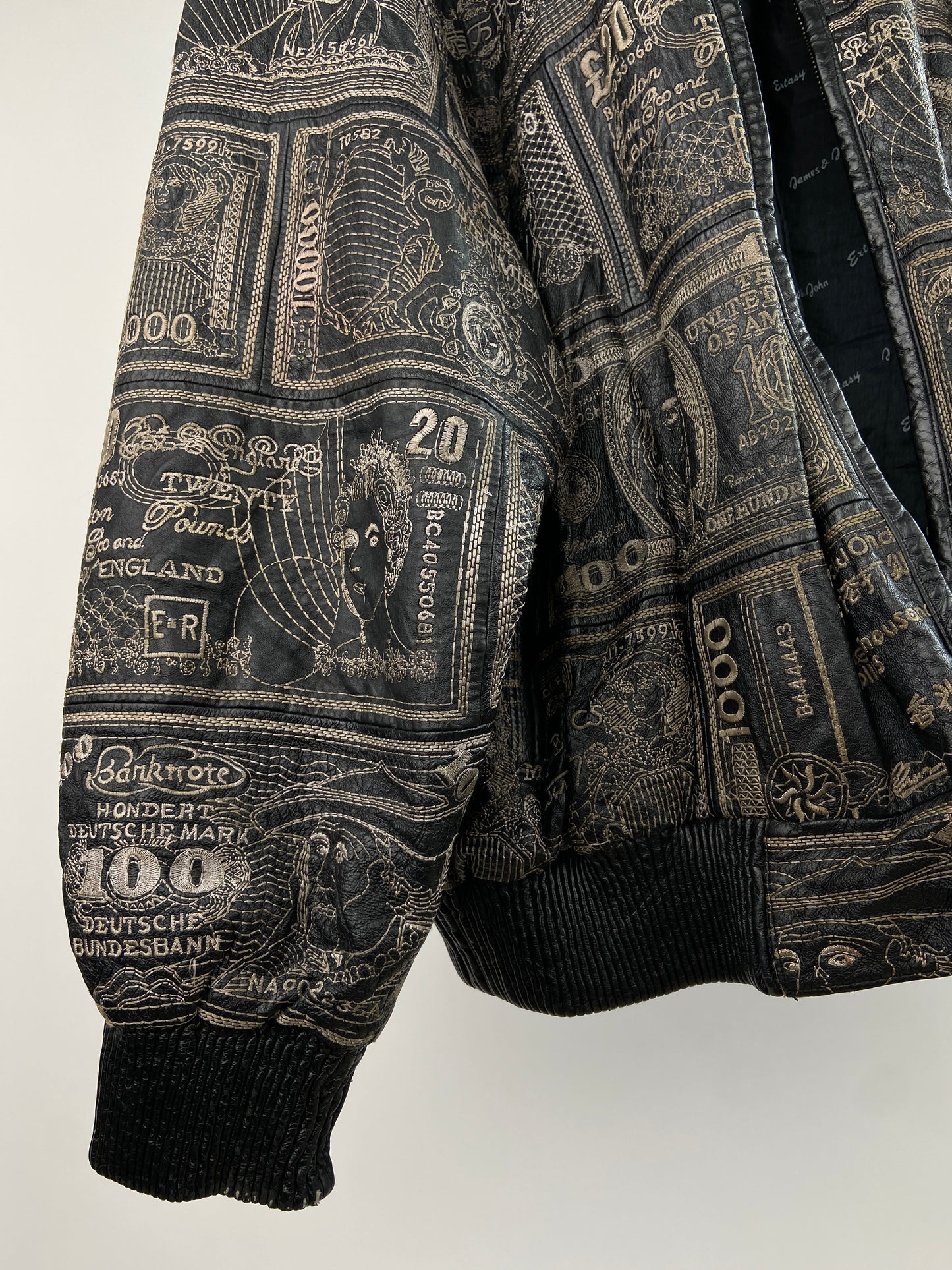 Vintage Currency 90s Leather Jacket