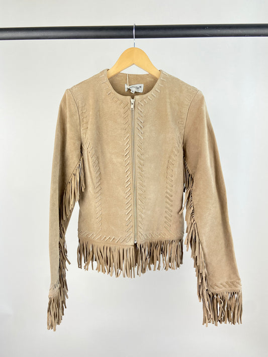 Western 70s Suede Tassel Jacket