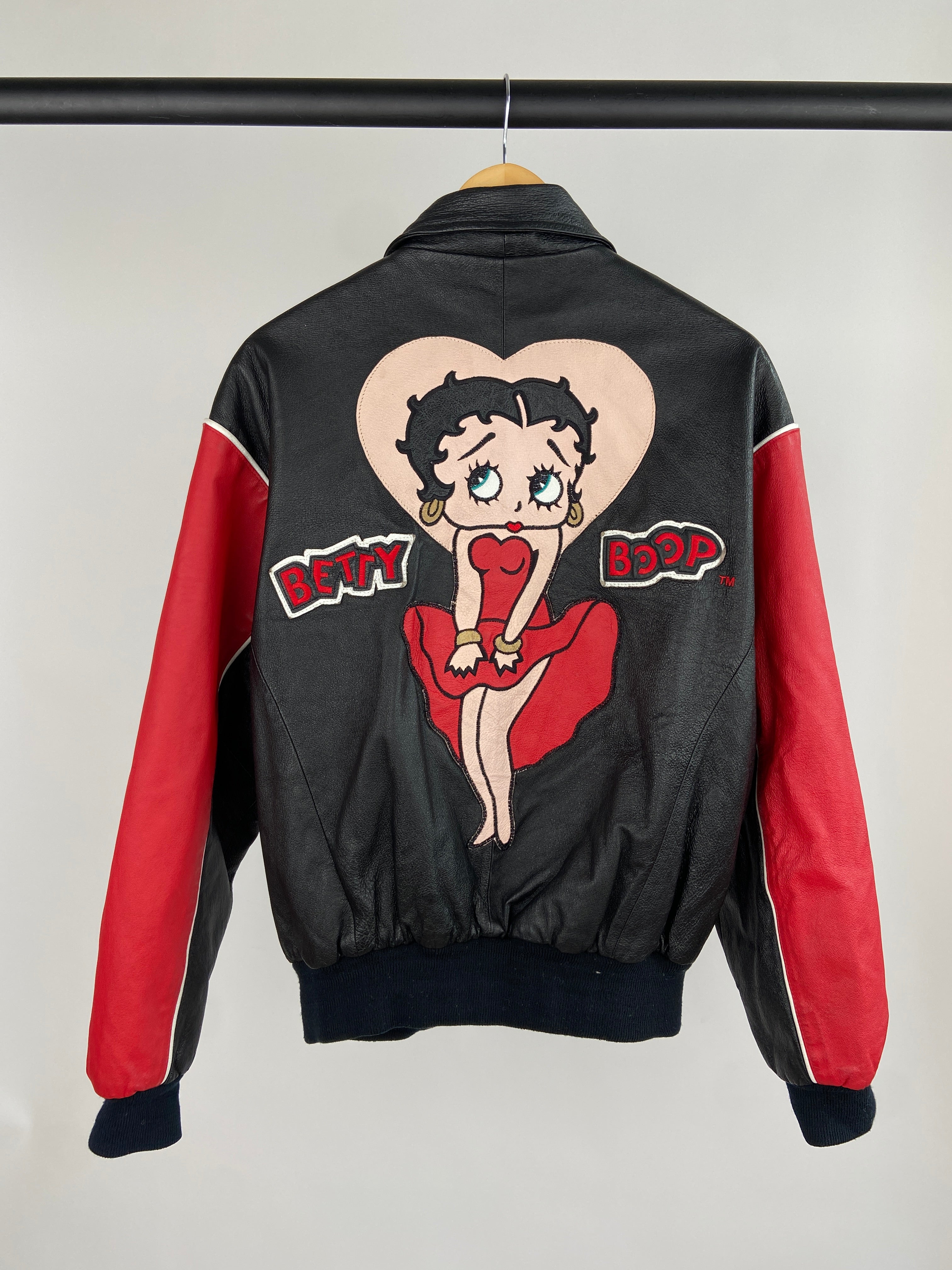 Vintage Betty Boop 90s Leather Jacket – Skux Vintage