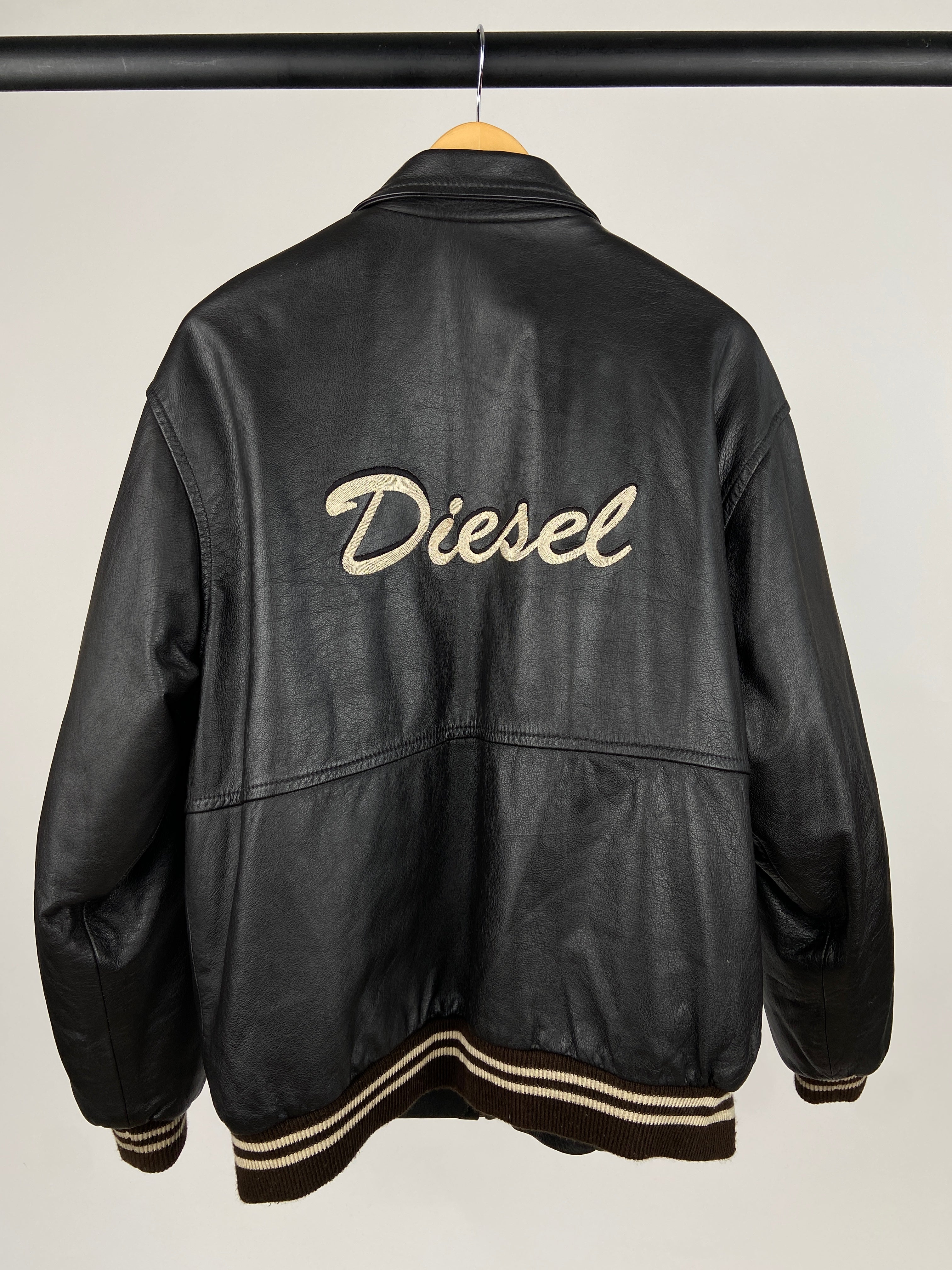 Vintage Diesel 90s Leather Jacket – Skux Vintage