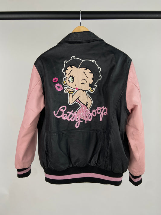 Vintage Betty Boop 90s Leather Jacket