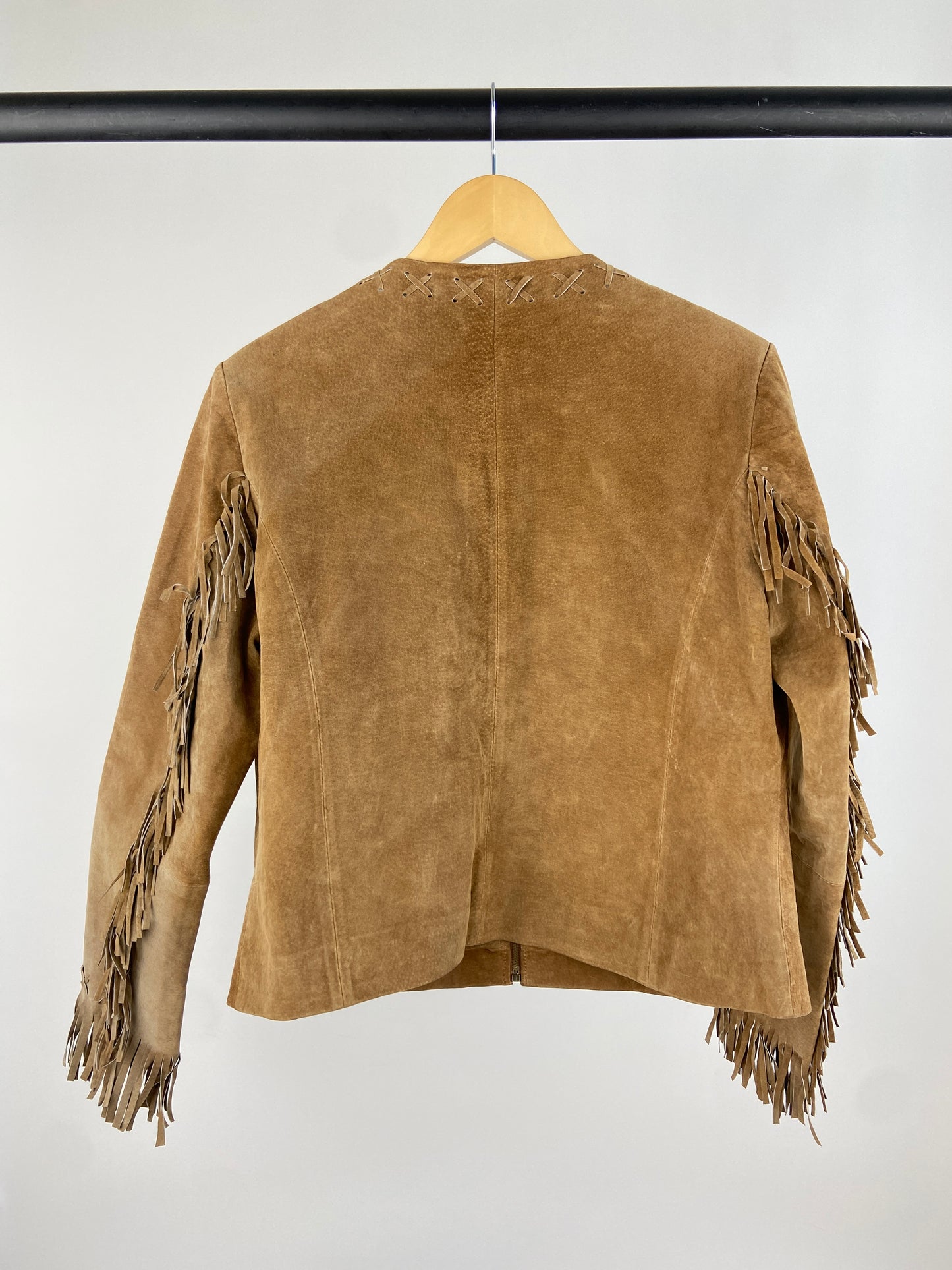 Western 70s Suede Tassel Jacket