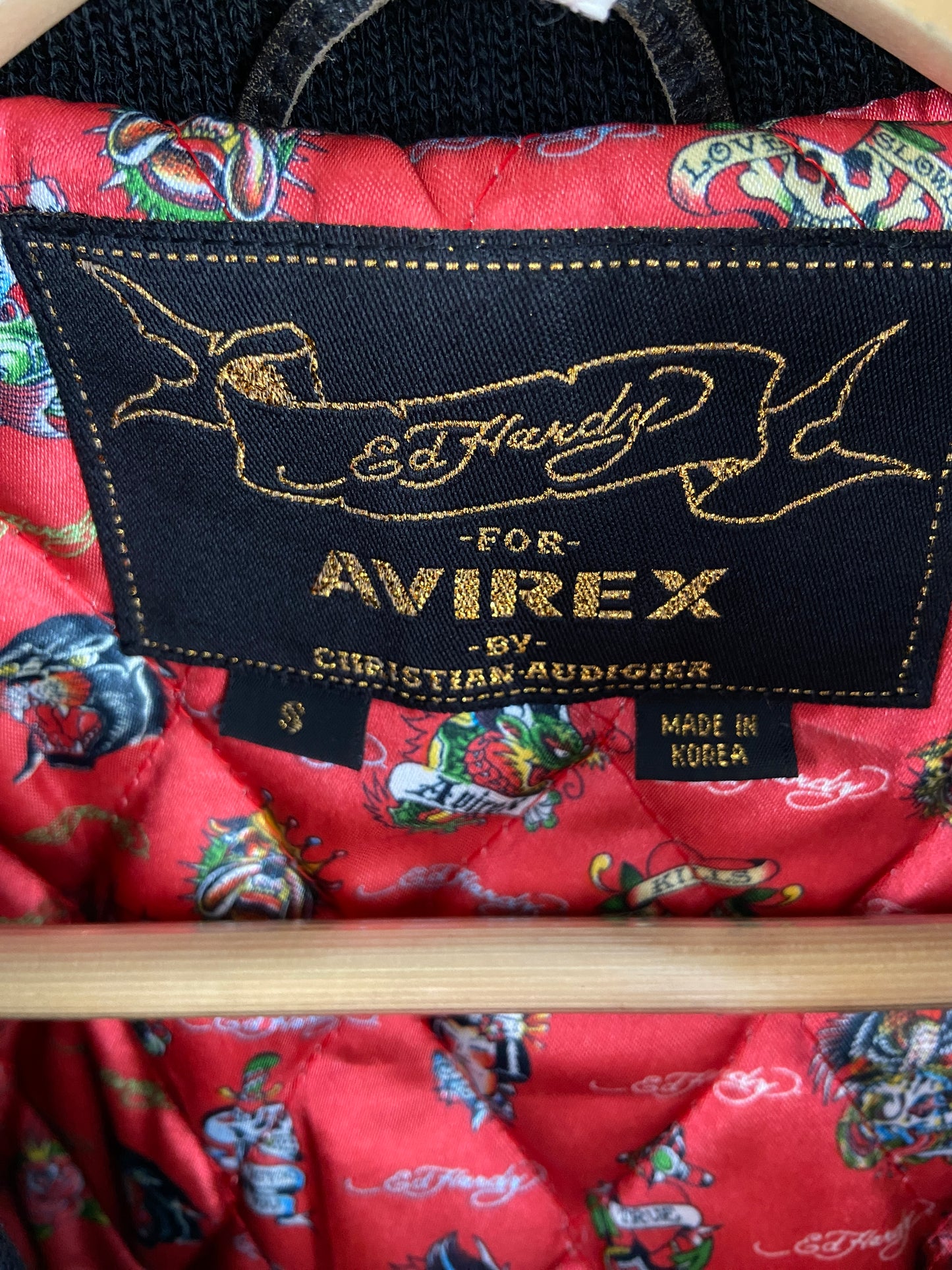 Vintage Avirex x Ed Hardy 90s Bomber Jacket