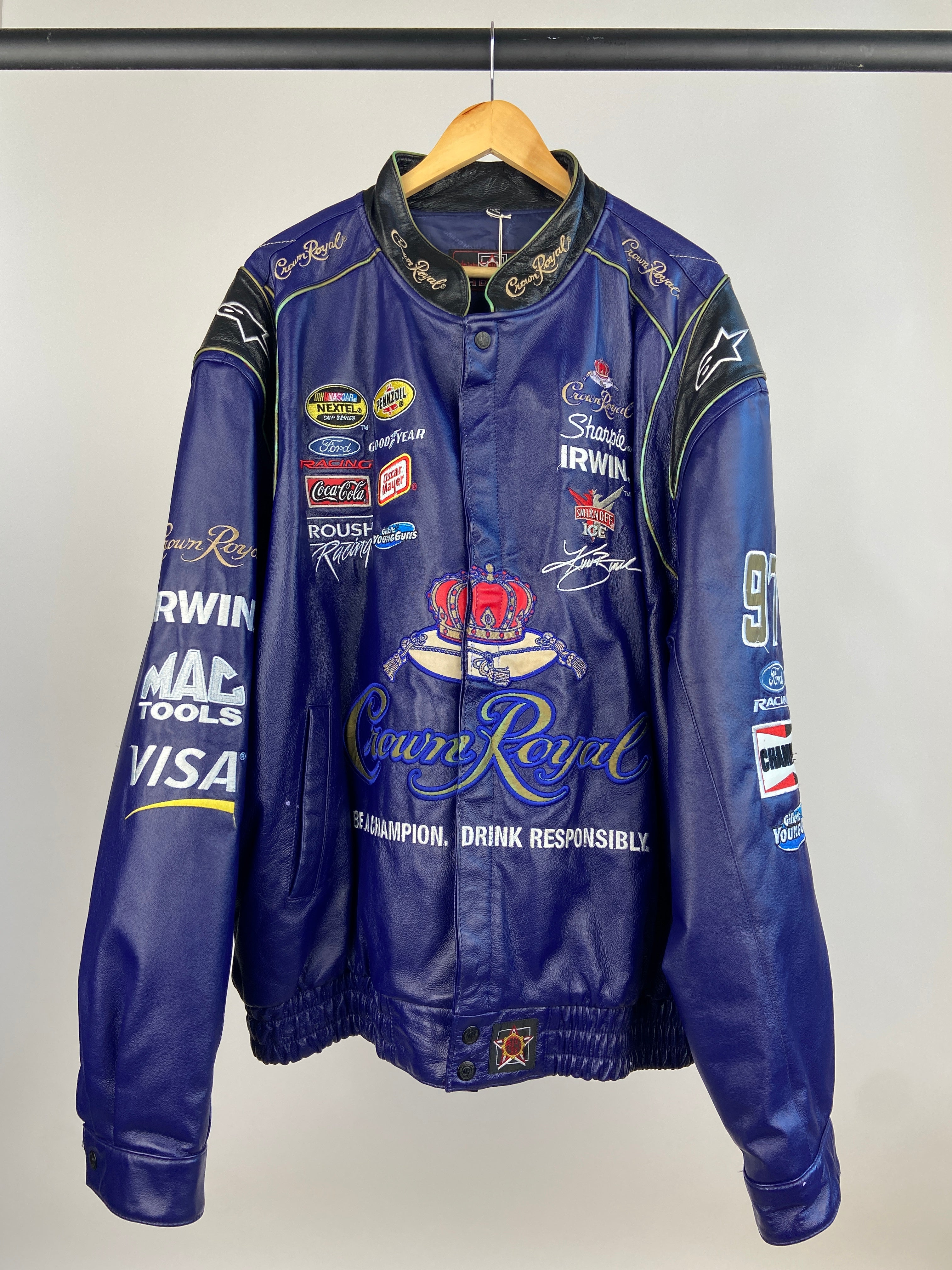 90s cheap nascar jacket