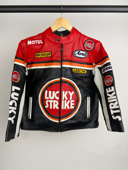 Lucky Strike Leather Motorbike Jacket