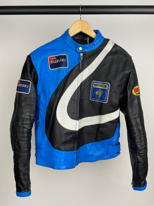 Suzuki 90s Leather Motorbike Jacket