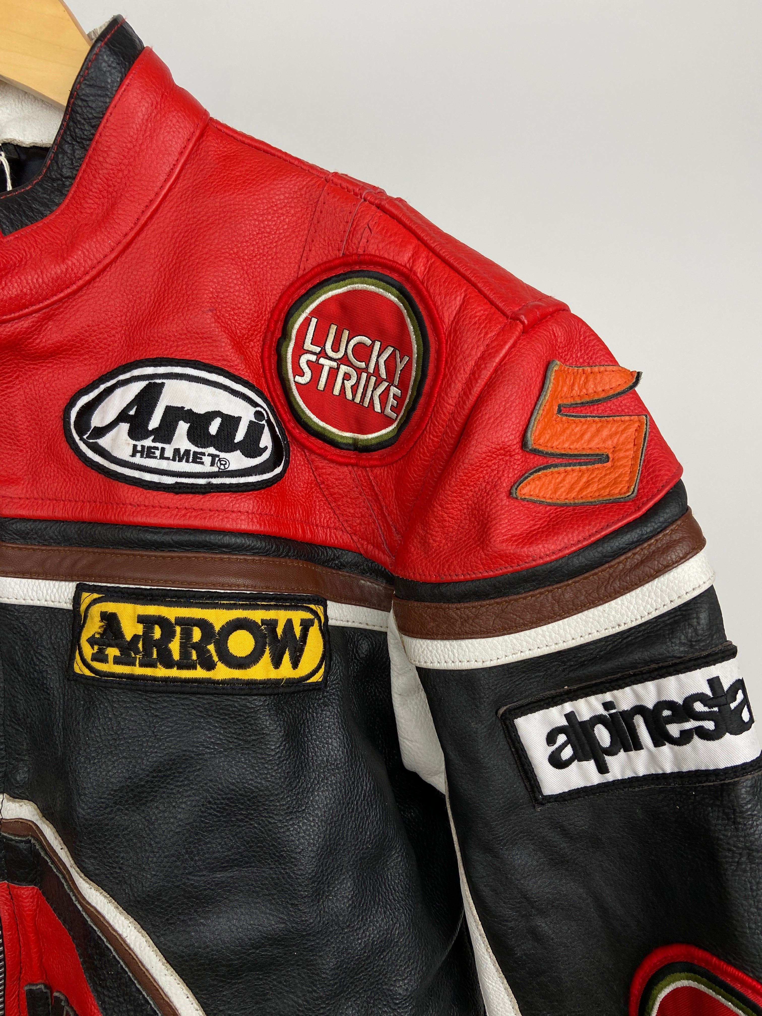 Lucky Strike Leather Motorbike Jacket