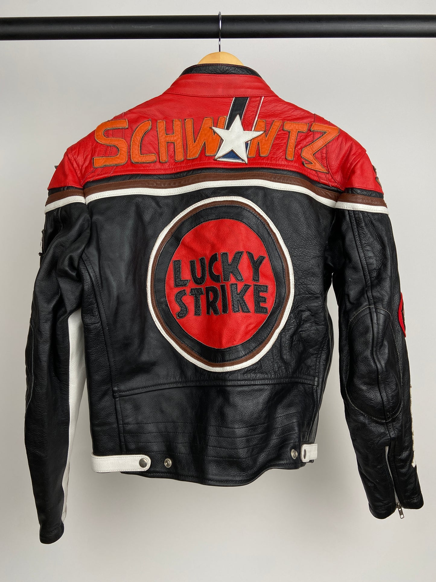 Lucky Strike Leather Motorbike Jacket