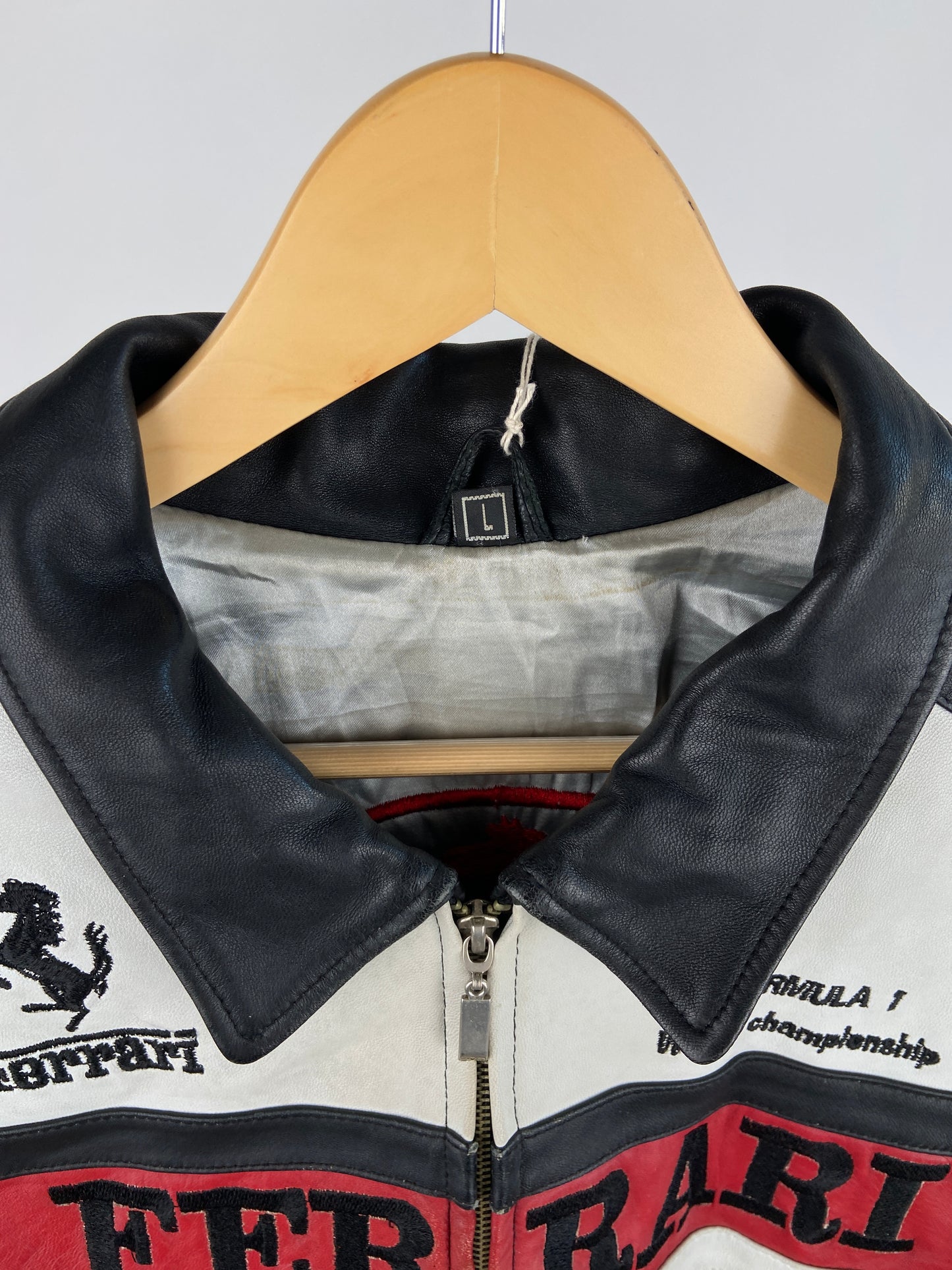 Ferrari Leather Motorbike Jacket