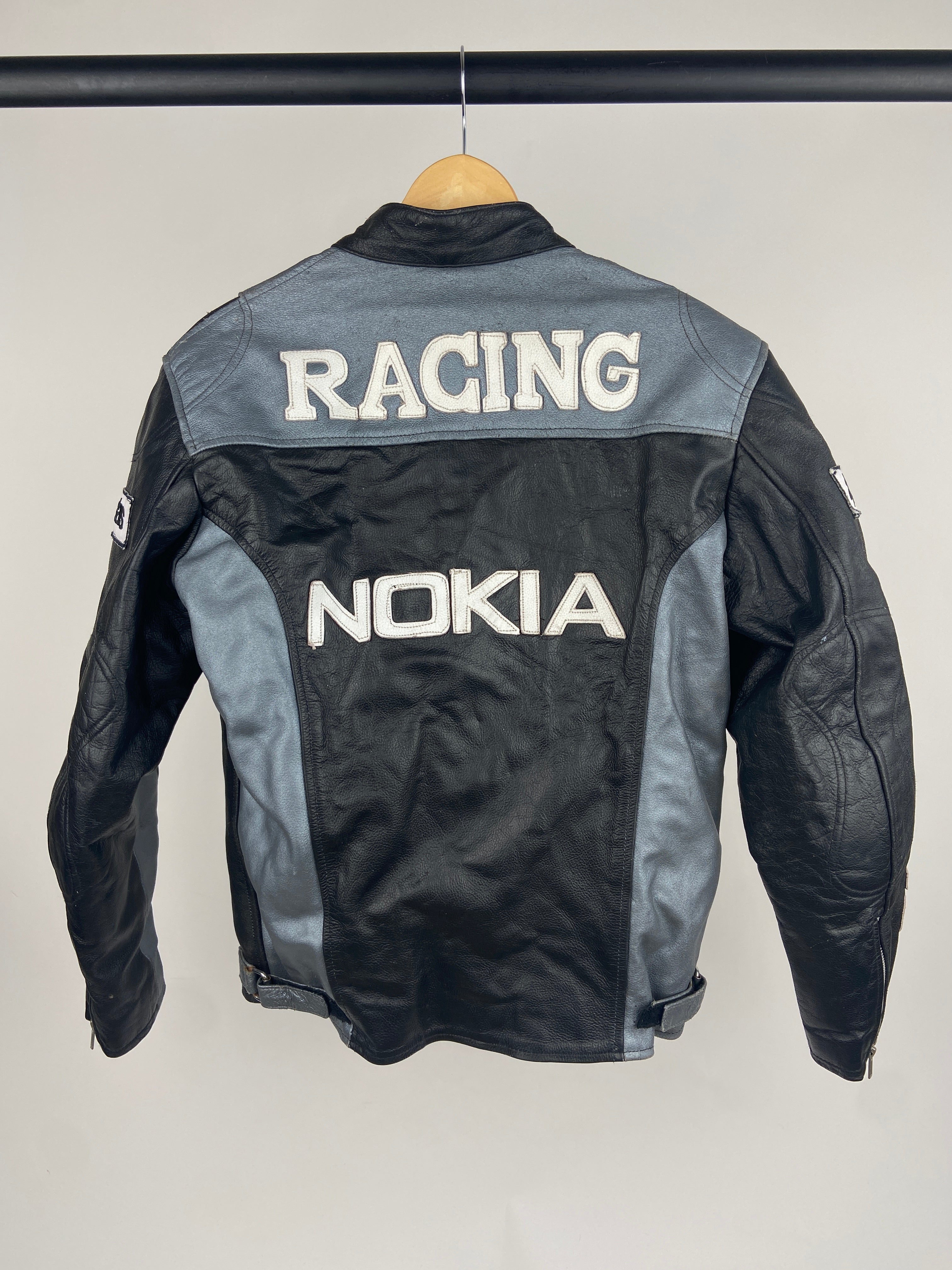 Nokia 90s Leather Motorbike Jacket