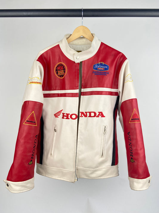 Honda 90s Leather Motorbike Jacket