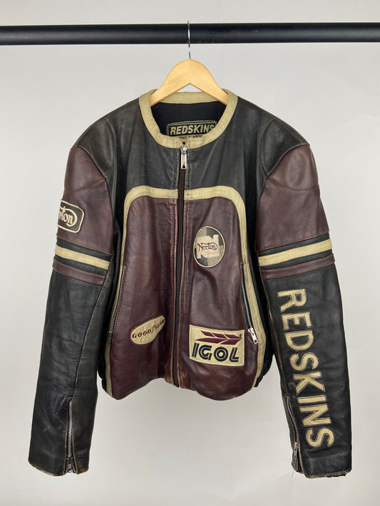 Redskins 90s Leather Baseball Jacket