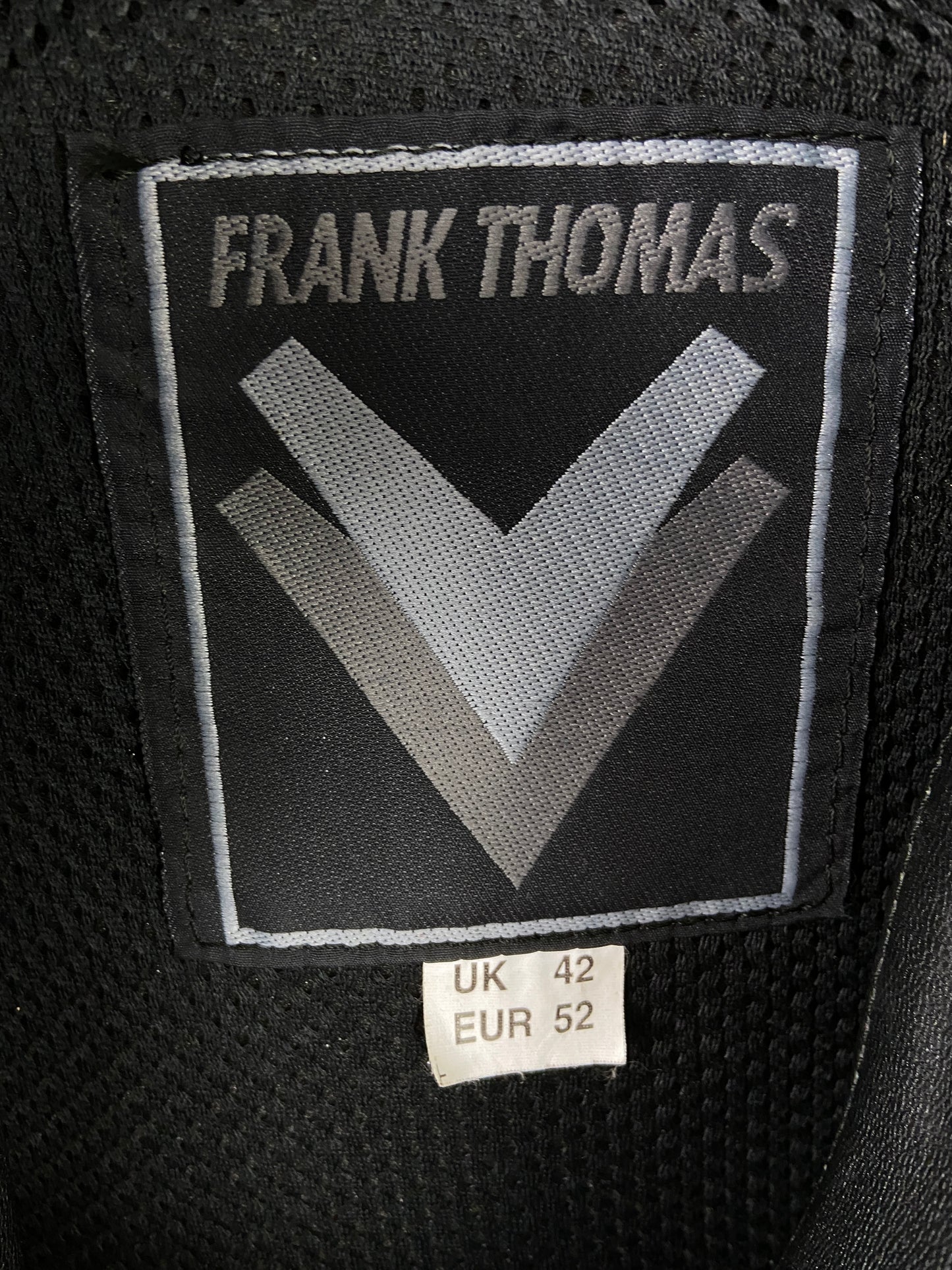 Frank Thomas 90s Leather Motorbike Jacket