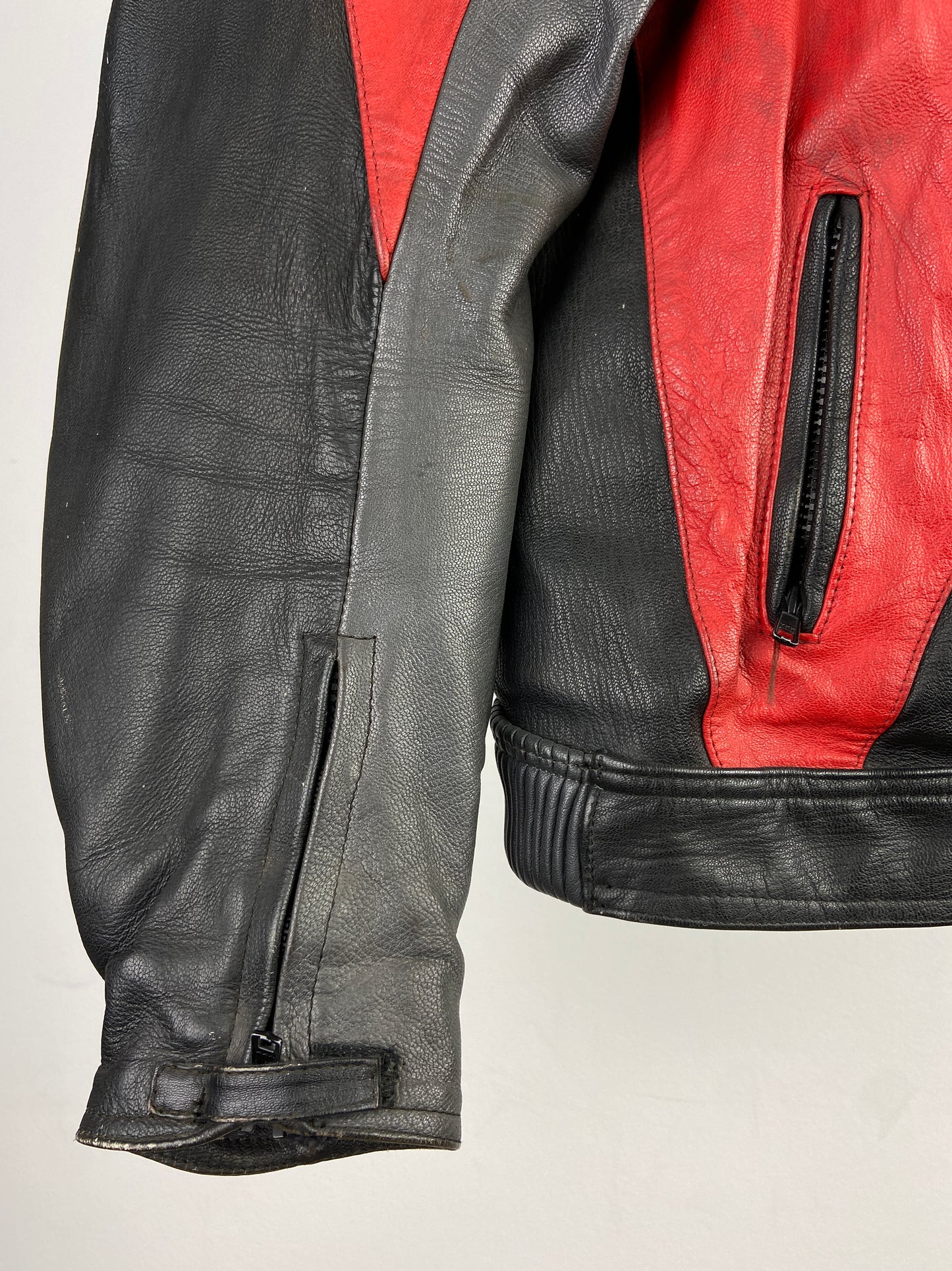 Frank Thomas 90s Leather Motorbike Jacket