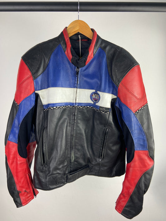 ACES 90s Leather Motorbike Jacket