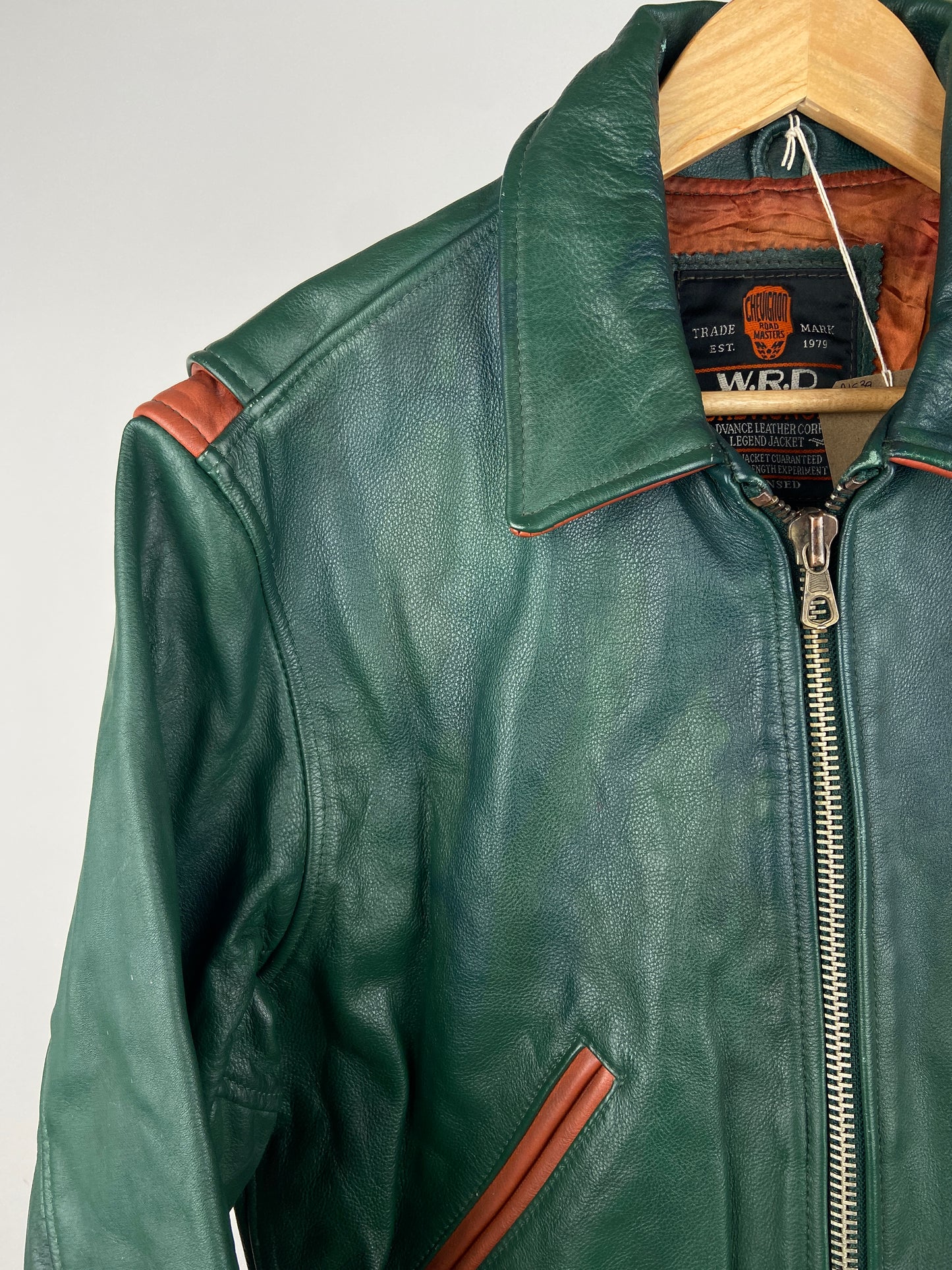 Vintage ACES by Chevignon 80s Leather Varsity Jacket