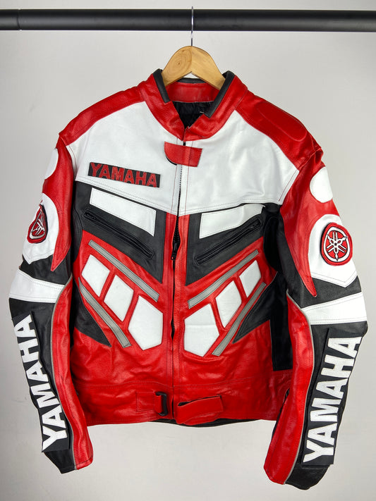 Yamaha 90s Leather Motorbike Jacket