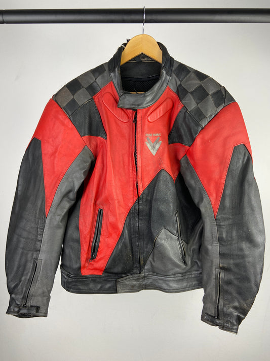 Frank Thomas 90s Leather Motorbike Jacket